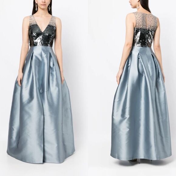 NWT SACHIN & BABI Erica Gown Size 4 $995 - Picture 1 of 11